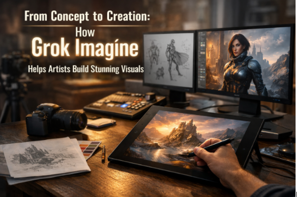 From Concept to Creation: How Grok Imagine Helps Artists Build Stunning Visuals